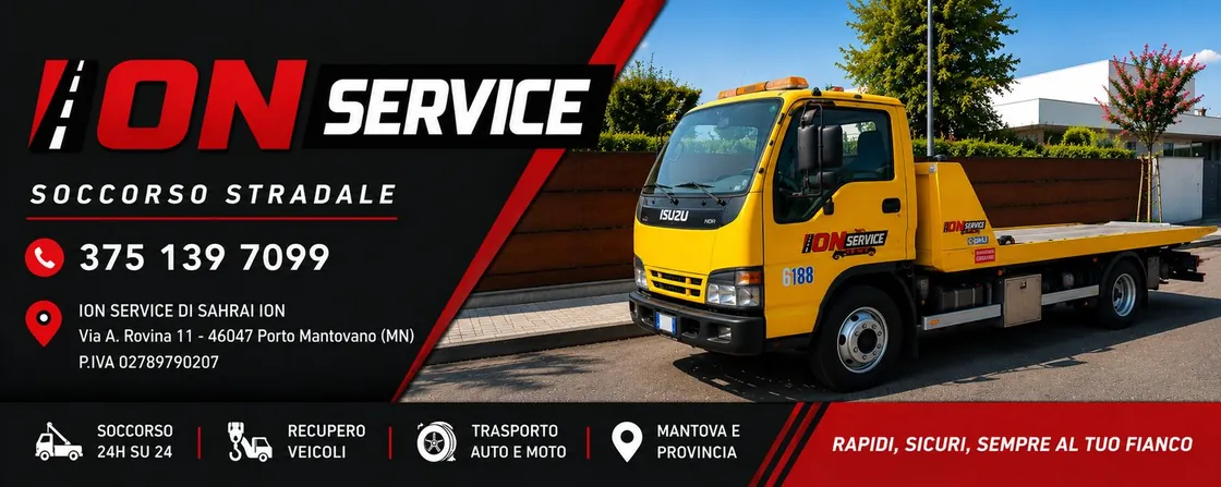 Ion Service - carro attrezzi Mantova, soccorso stradale 24 ore